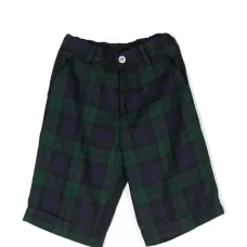 Шорты в клетку тартан