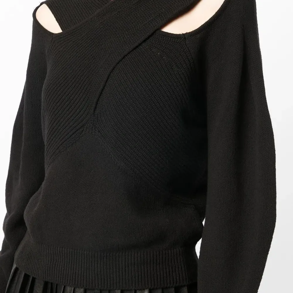 Джемпер в рубчик