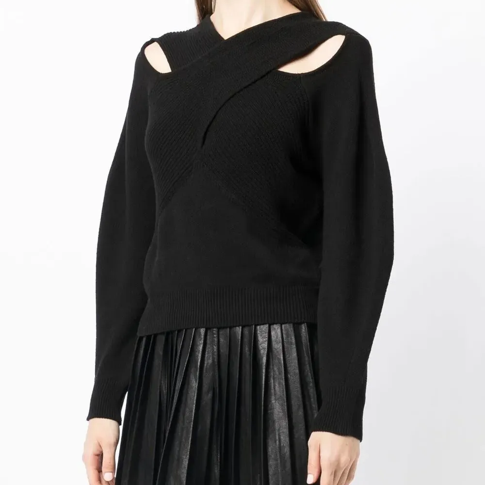 Джемпер в рубчик