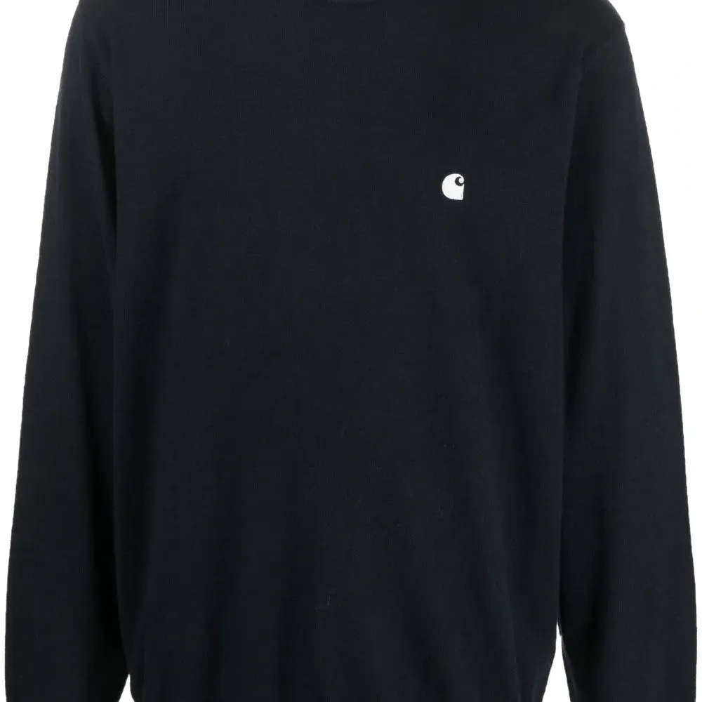 Джемпер с вышитым логотипом