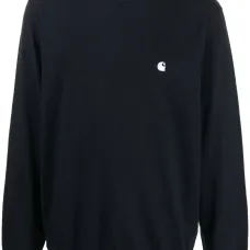 Джемпер с вышитым логотипом