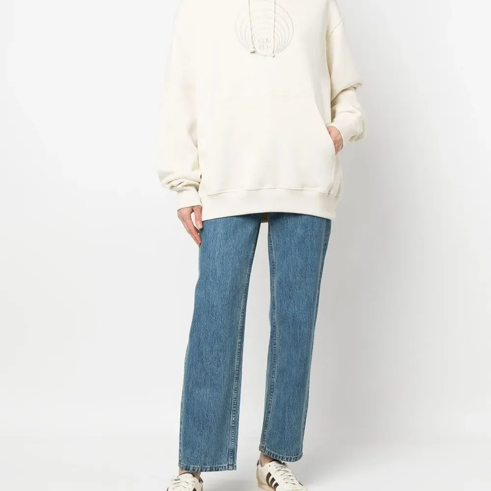 Худи из органического хлопка с вышитым логотипом