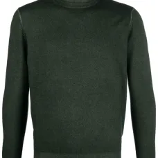 Джемпер с высоким воротником и отделкой в рубчик