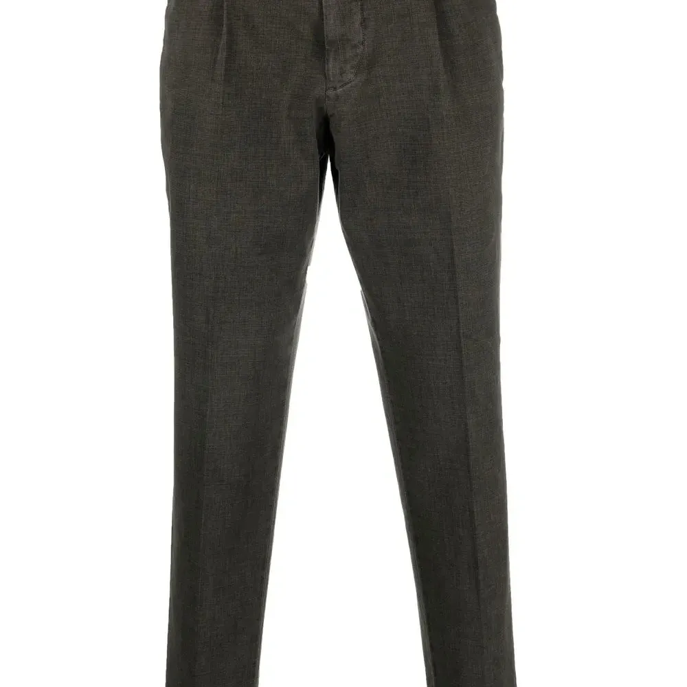 Брюки чинос со смещенной застежкой