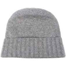 Кашемировая шапка бини тонкой вязки