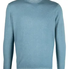 Джемпер с высоким воротником и отделкой в рубчик