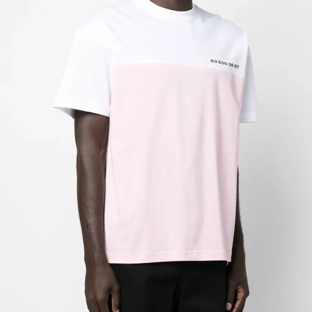 Футболка в стиле колор-блок с логотипом