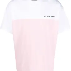 Футболка в стиле колор-блок с логотипом