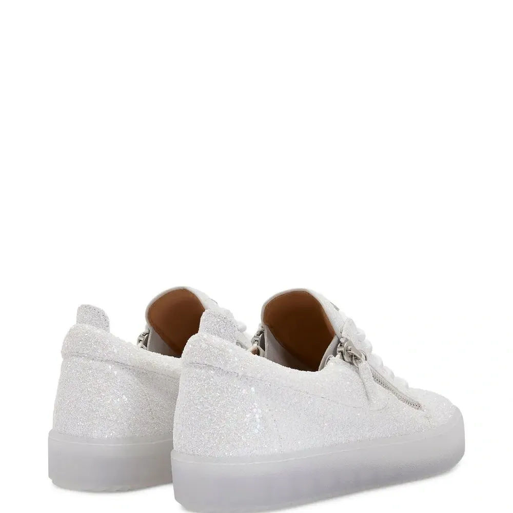 Кеды с блестками и молниями