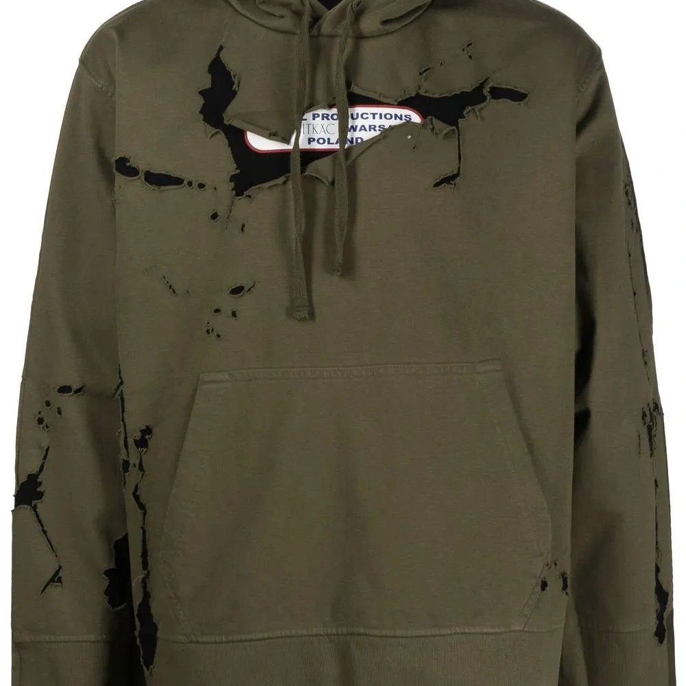 Худи с эффектом разбрызганной краски