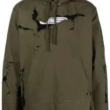 Худи с эффектом разбрызганной краски