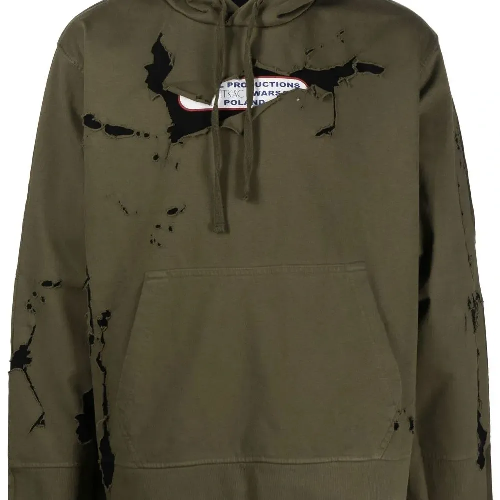 Худи с эффектом разбрызганной краски