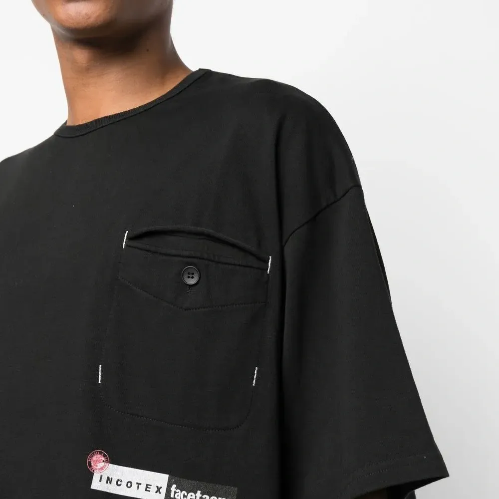 Футболка с нашивкой-логотипом