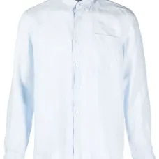 Льняная рубашка Caroubis с длинными рукавами