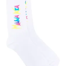 Носки вязки интарсия с логотипом