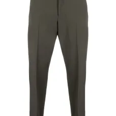 Укороченные брюки строгого кроя Укороченные брюки строгого кроя