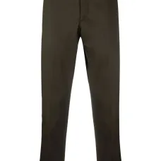 Укороченные брюки с пряжкой