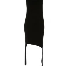 Платье мини асимметричного кроя