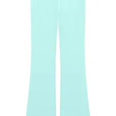 Расклешенные брюки с заниженной талией