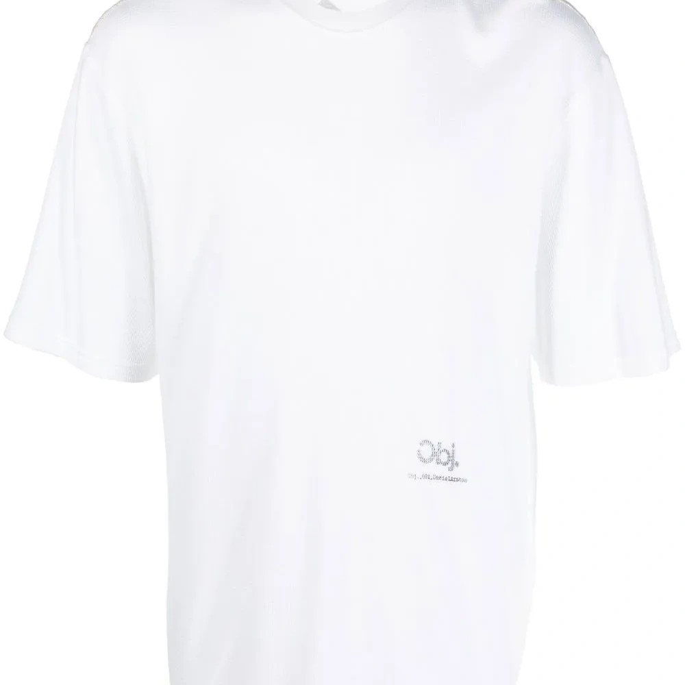 Фактурная футболка с логотипом