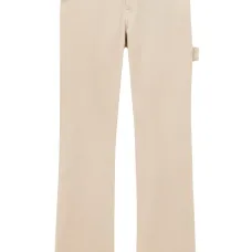 Расклешенные бархатные брюки