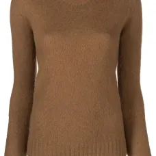 Джемпер с круглым вырезом