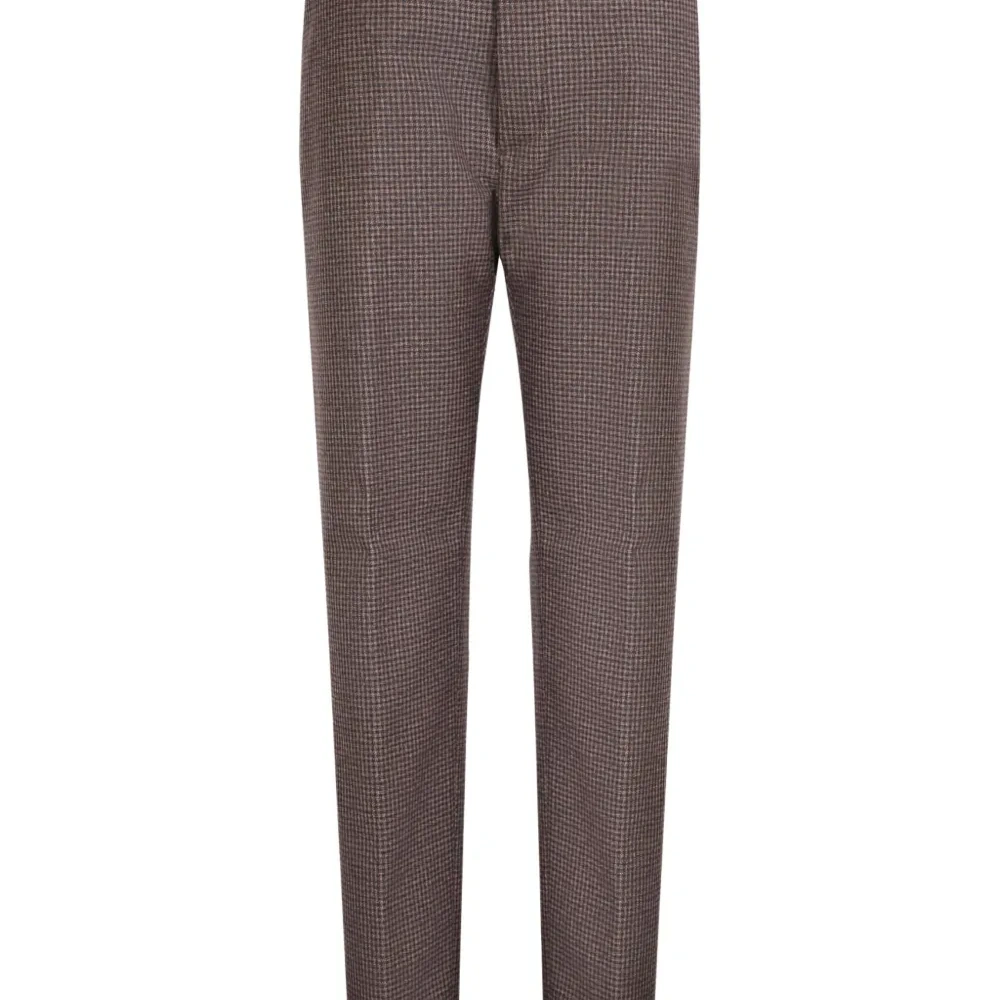 Брюки в гусиную лапку