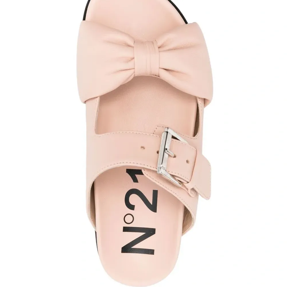 Шлепанцы с бантом