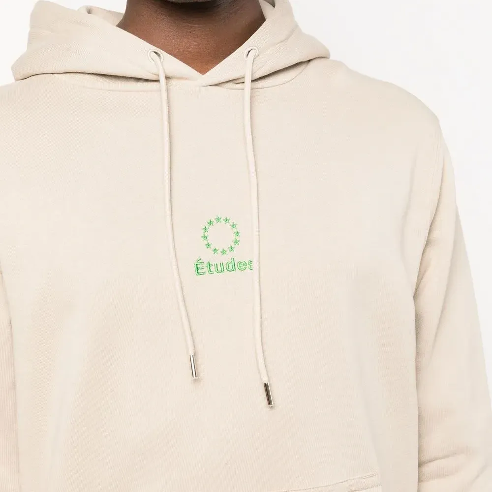 Худи из органического хлопка с вышитым логотипом