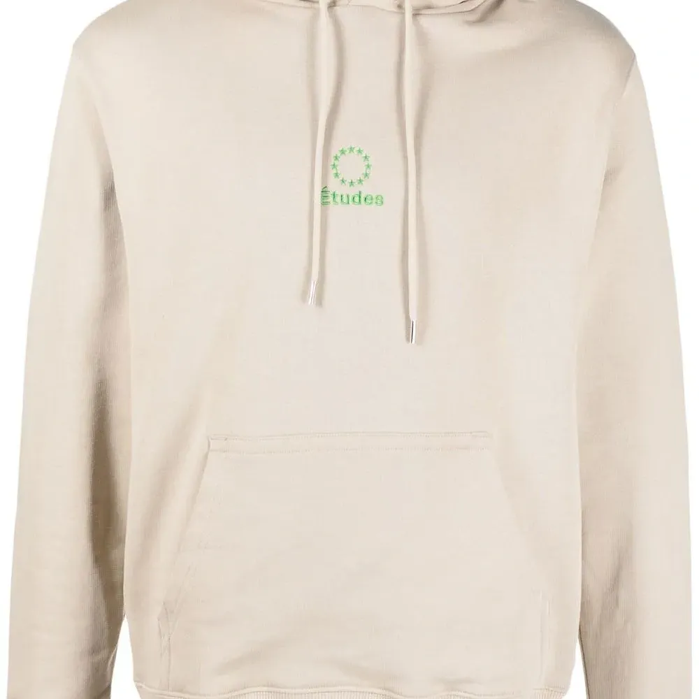 Худи из органического хлопка с вышитым логотипом