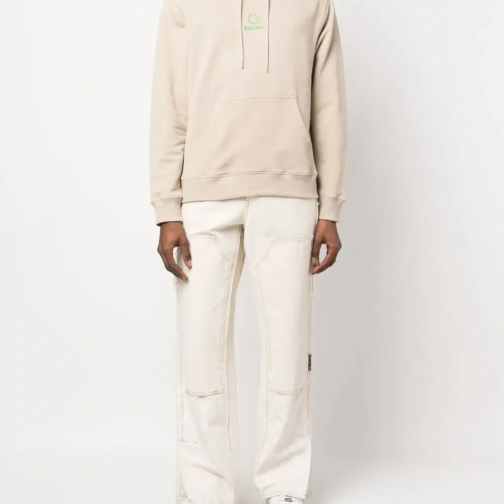 Худи из органического хлопка с вышитым логотипом