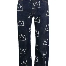 Брюки с принтом