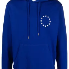 Худи из органического хлопка с принтом