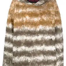 Худи с эффектом потертости