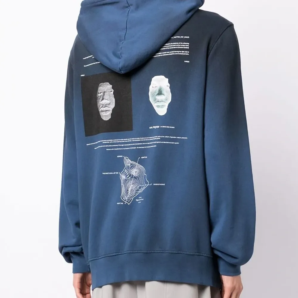 Худи с графичным принтом и логотипом