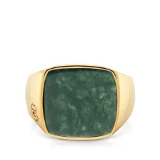 Перстень с жадеитом Перстень с жадеитом