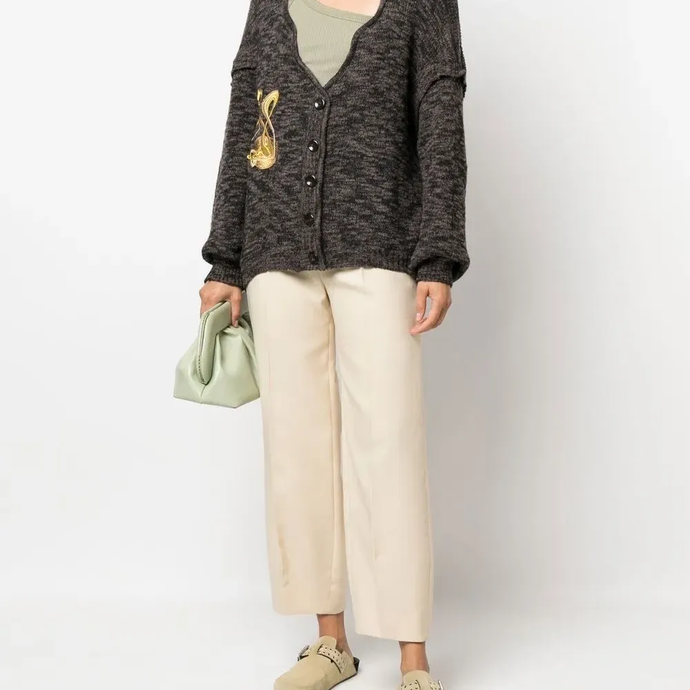 Кардиган с вышивкой