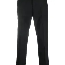 Брюки строгого кроя с завышенной талией Брюки строгого кроя с завышенной талией