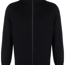 Кардиган на молнии с высоким воротником