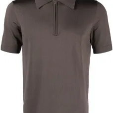 Рубашка поло на молнии