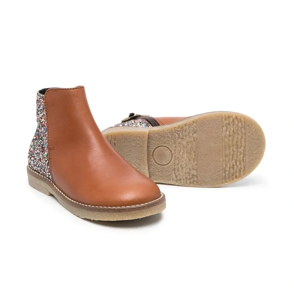 Ботинки с блестками