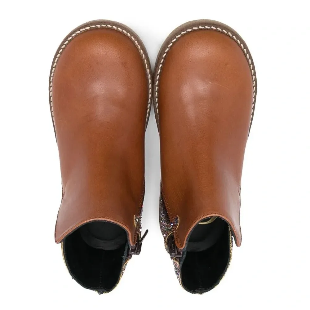 Ботинки с блестками