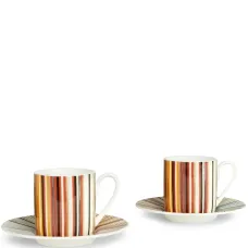 Набор Stripes Jenkins из чашки и блюдца для кофе
