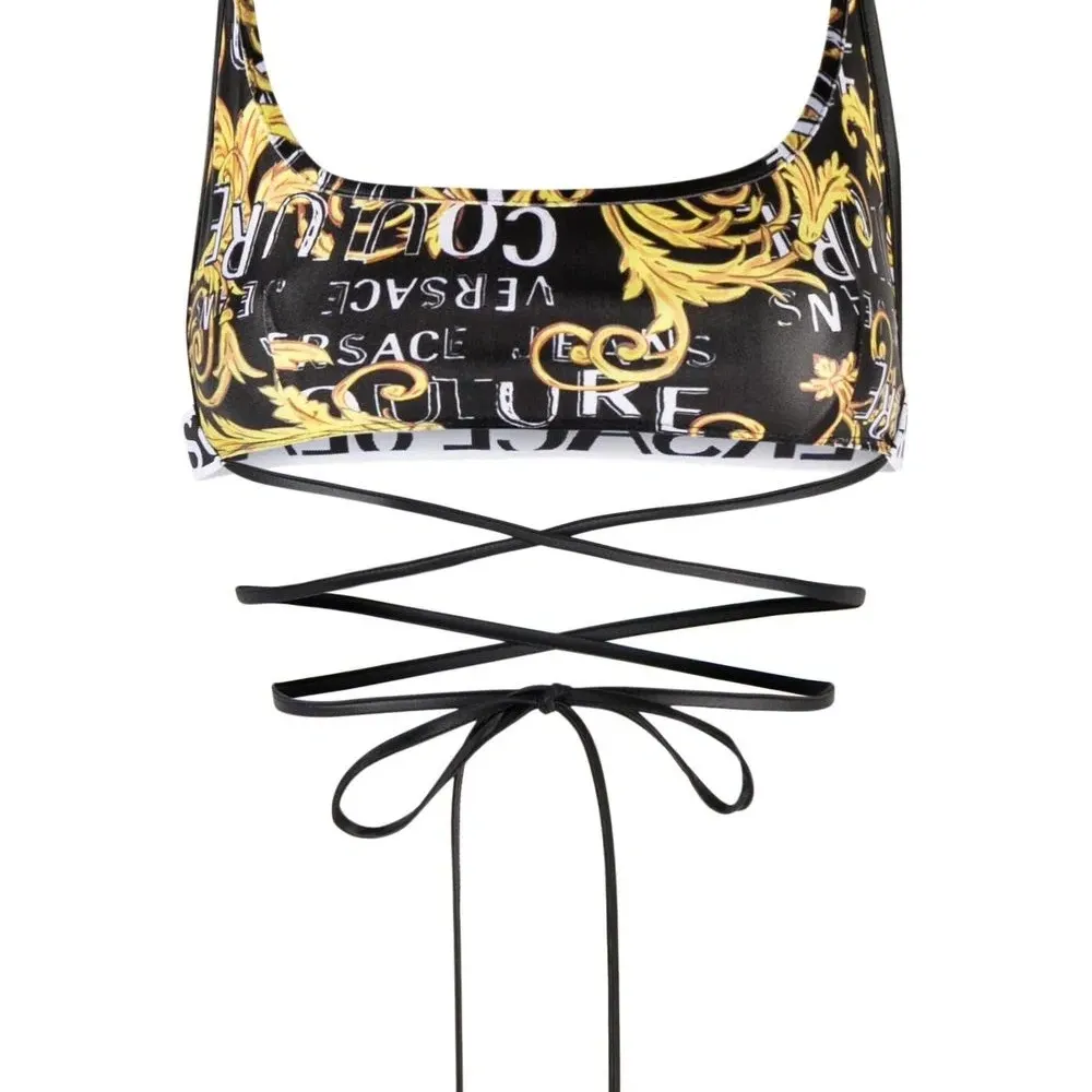 Укороченный топ с принтом Baroque