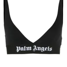 Бюстгальтер с треугольными чашками и логотипом