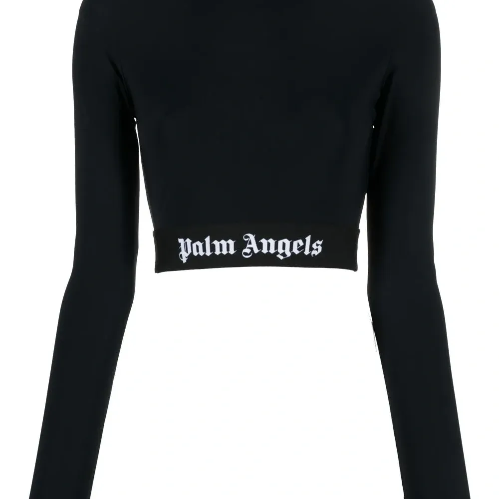 Укороченный топ с логотипом