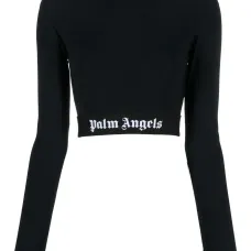 Укороченный топ с логотипом