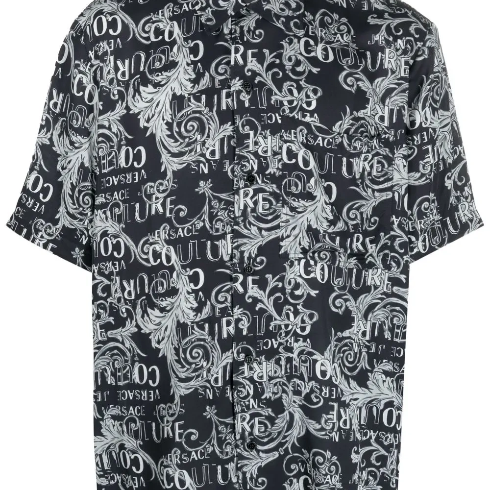 Рубашка с короткими рукавами и принтом Baroque