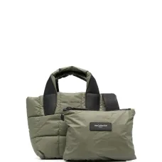 Стеганая сумка-тоут с логотипом