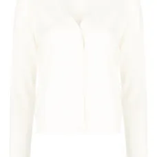 Креповый кардиган с V-образным вырезом Креповый кардиган с V-образным вырезом